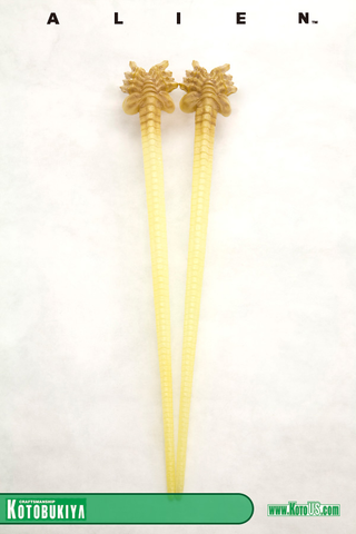 Illustration for article titled These facehugger chopsticks go in your mouth